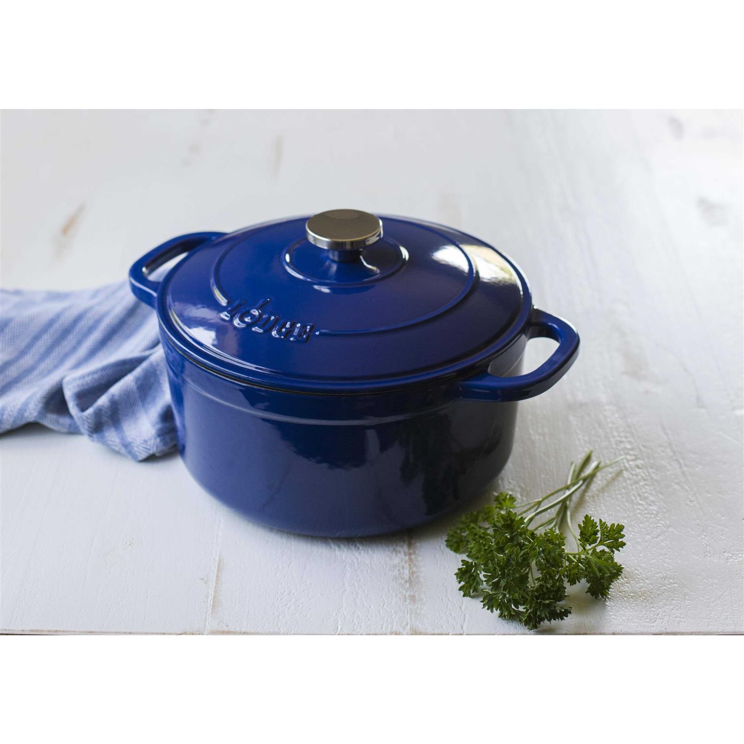 Lodge Cast Iron Enameled Dutch Oven - Image 4