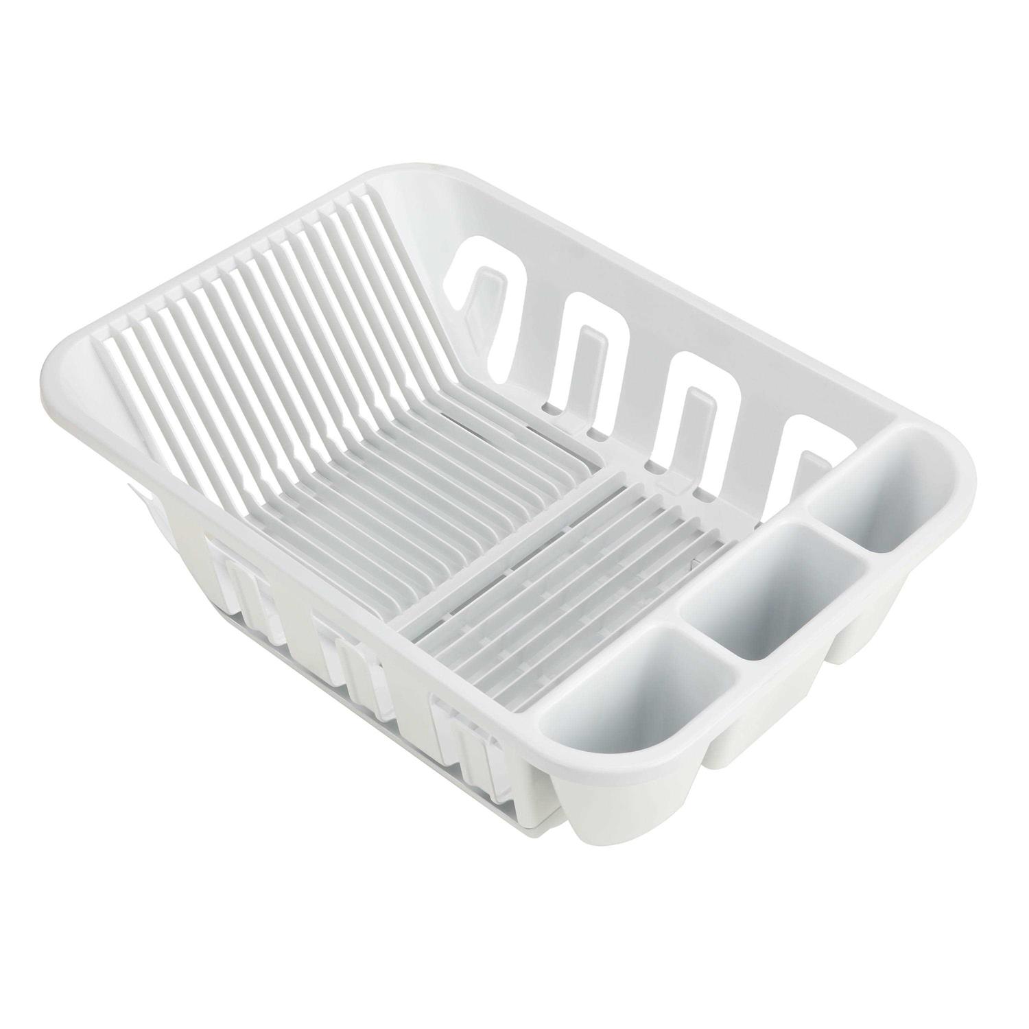 Mainstays 2-Piece Plastic Sink Set Slide-out Drip Tray