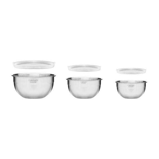 Cuisinart Stainless Steel Mixing Bowls with Lids - Image 3