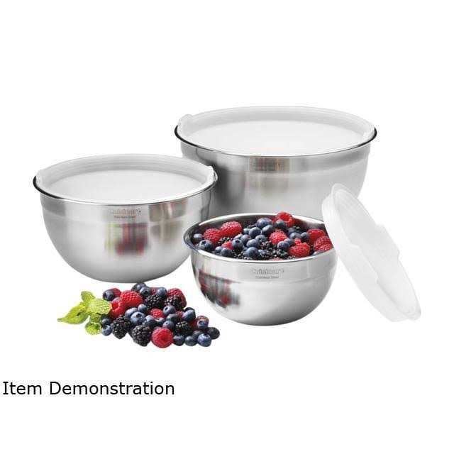 Cuisinart Stainless Steel Mixing Bowls with Lids - Image 4