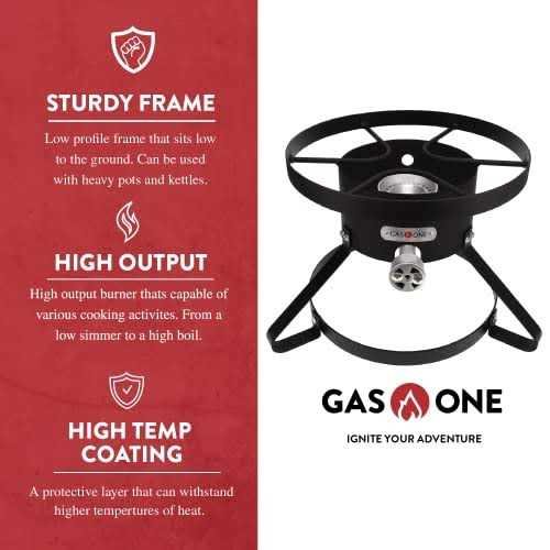 GasOne Propane Burner High Pressure Outdoor Cooker - Image 3