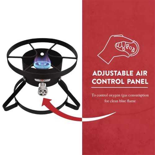 GasOne Propane Burner High Pressure Outdoor Cooker - Image 4