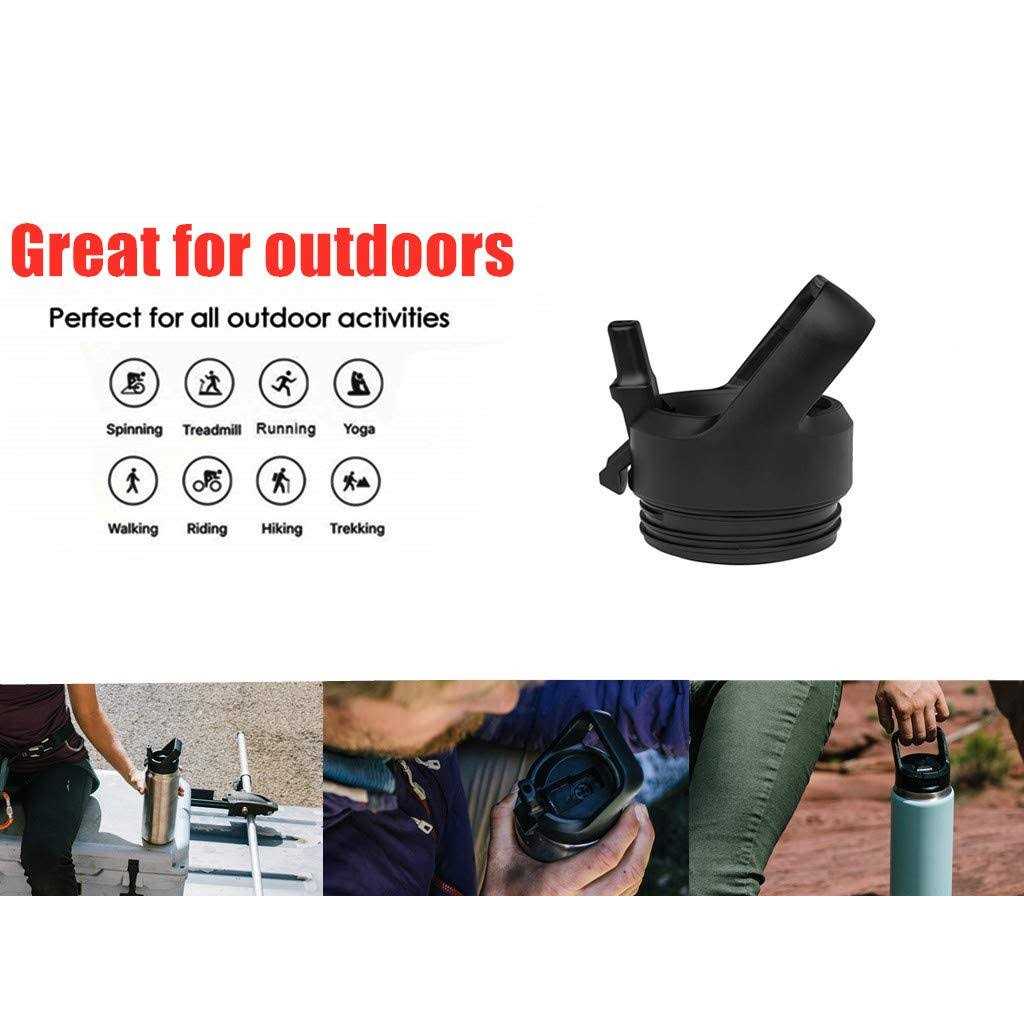 Aipenq Straw Cap for YETI Rambler Bottle and RTIC Bottle, Straw Lid with 2 Straws and 2 Brushes - Image 3