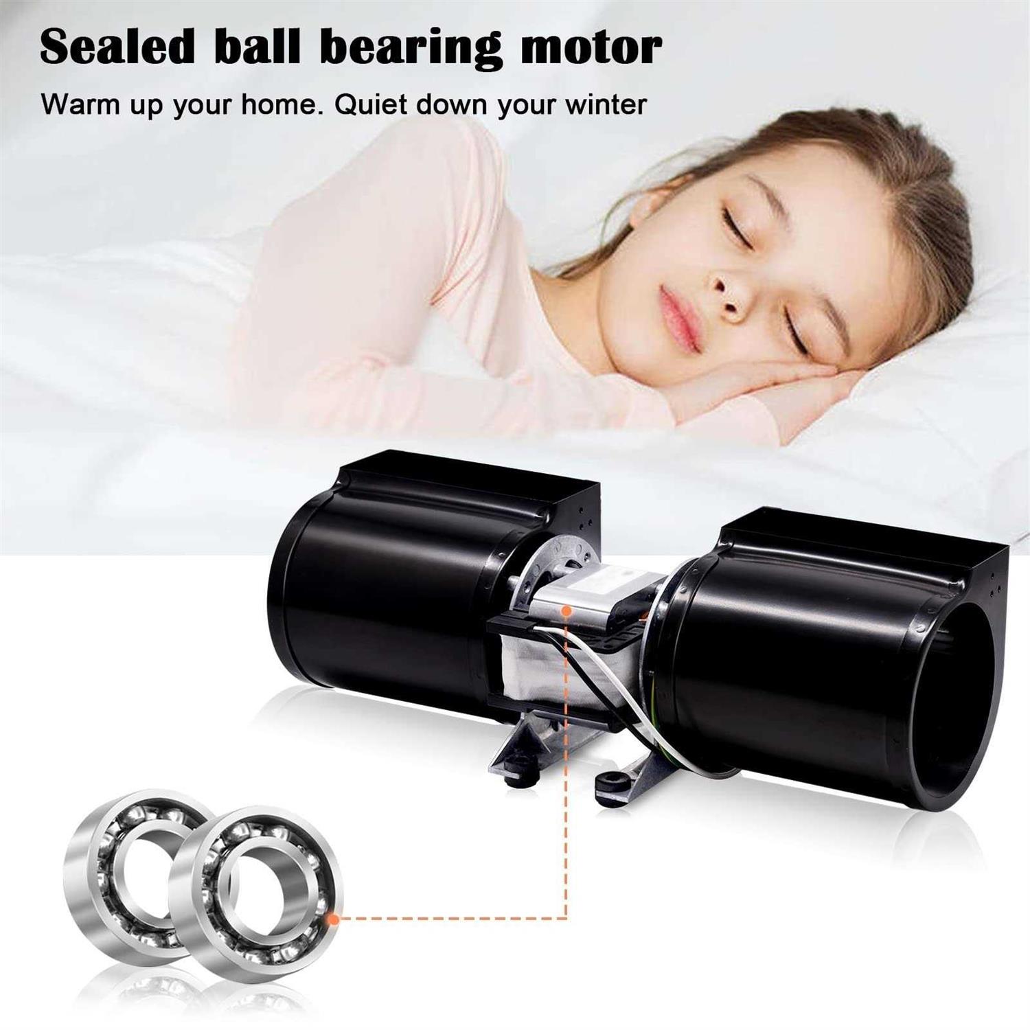 GFK160 GFK-160A Fireplace Blower Fan Kit for Heat N Glo 6000CLX 6000 DVTFL SL-550TR, Quadrafire 7100, Hearth and Home DV3732 DV3732-B - Image 4