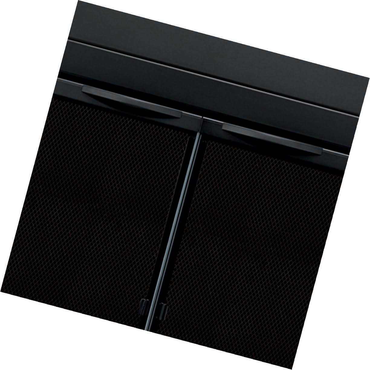 Pleasant Hearth Alpine Large Glass Fireplace Doors - Image 3