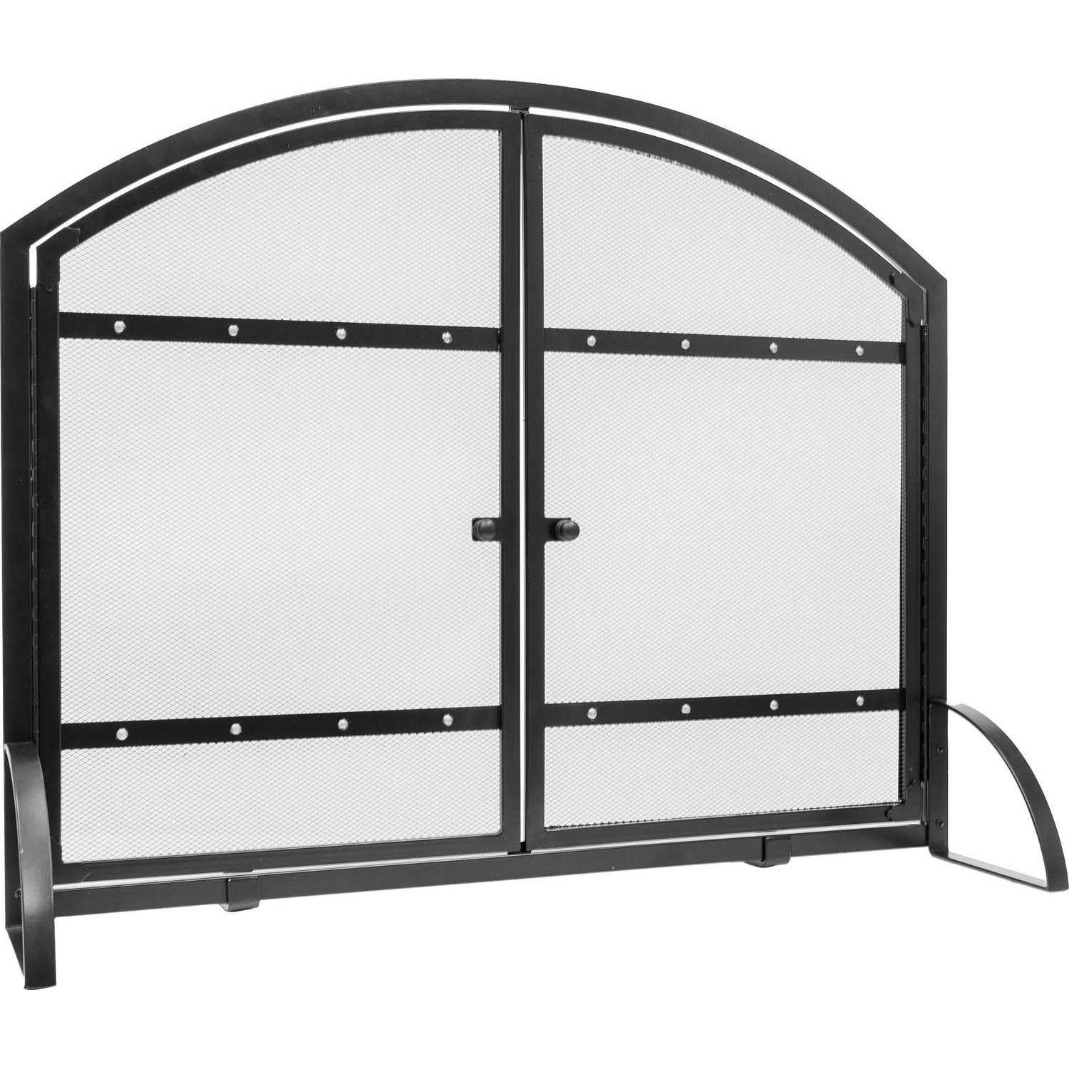 Pleasant Hearth Harper Fireplace Screen with Doors - Image 5