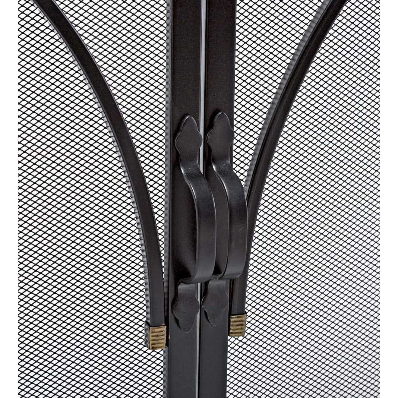 Plow & Hearth Small Winchester Fireplace Screen with Doors - Image 5