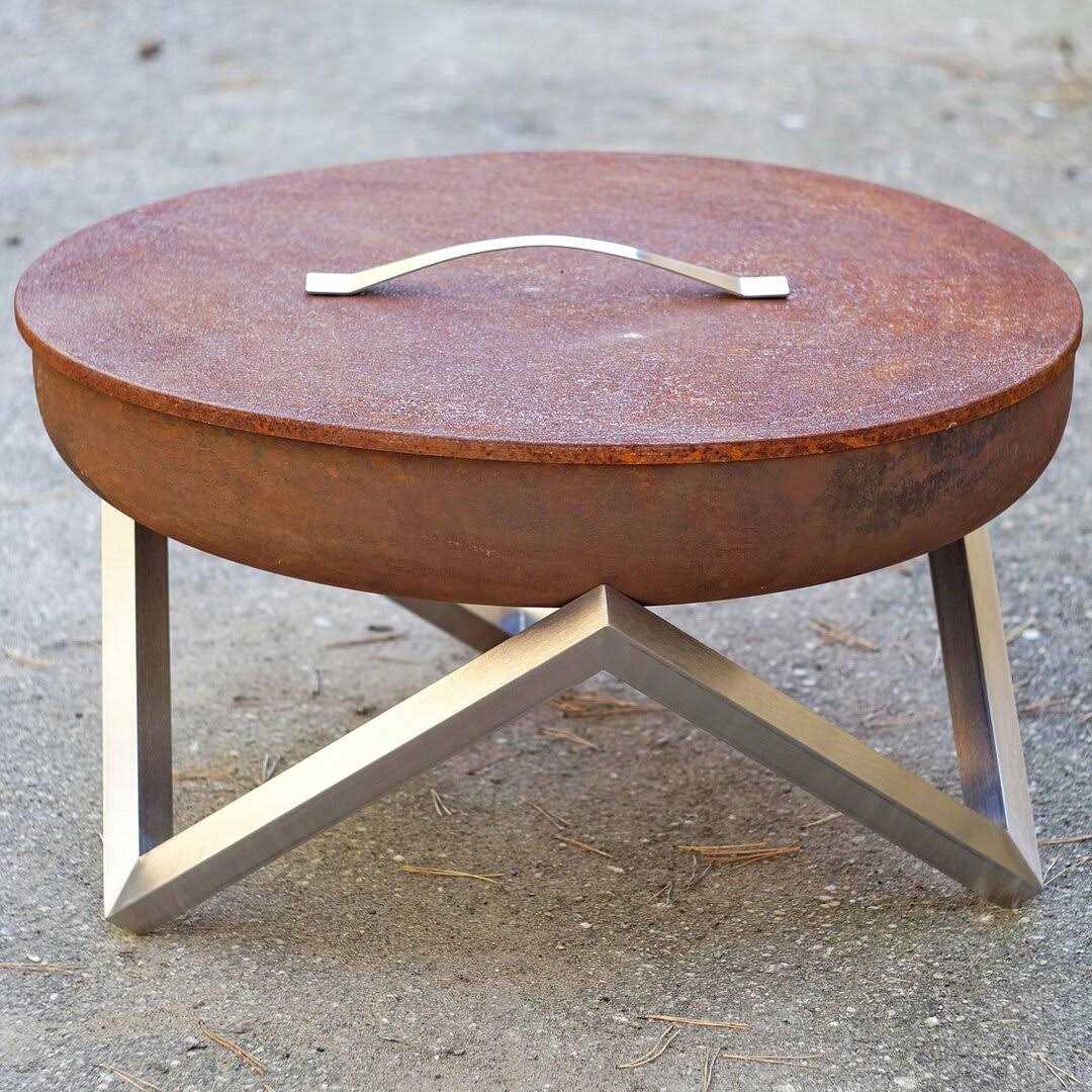 Steel Fire Pit Cover Curonian - Image 4