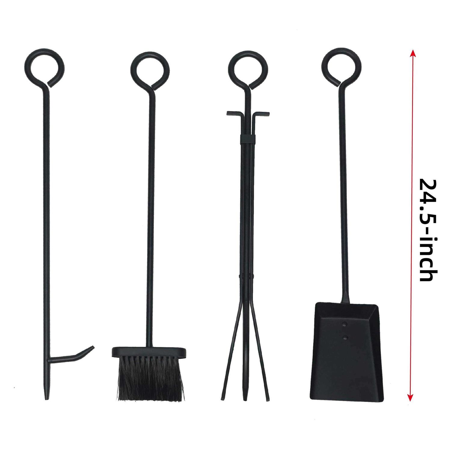 Fire Beauty Fireplace Log Rack With Kindling Holder Firewood Holder For Wood Storage Storage Log Holder Include 4 Tools - Image 5