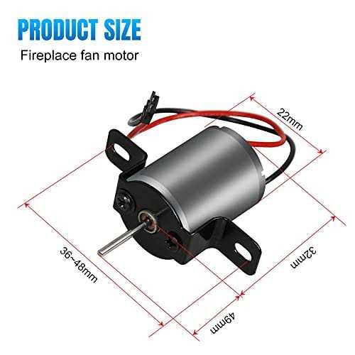 Fireplace Fan Accessories Motor and Power Generation sheet/4-blade Heat Powered Stove Fan for Wood/log Burner - Image 4