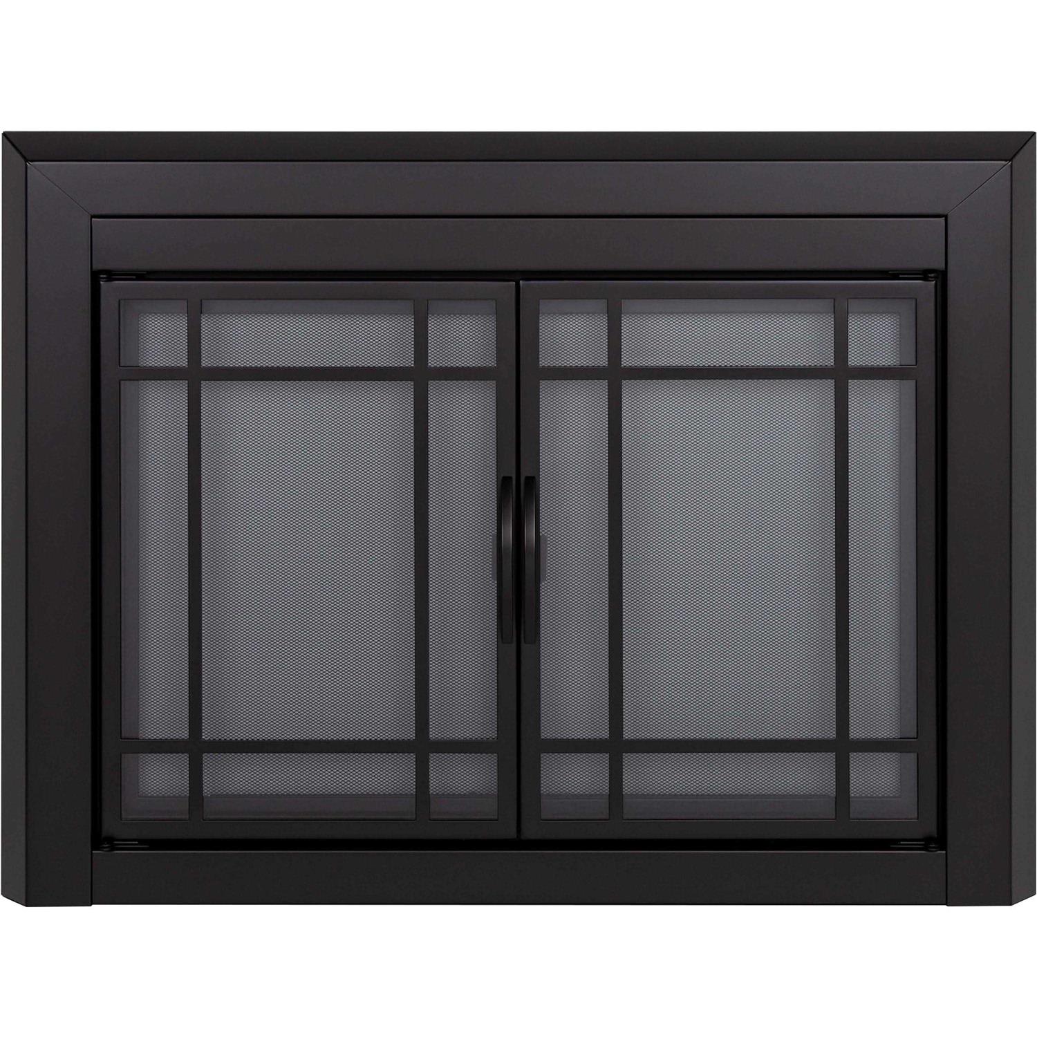 Pleasant Hearth Easton Glass Fireplace Doors - Image 4
