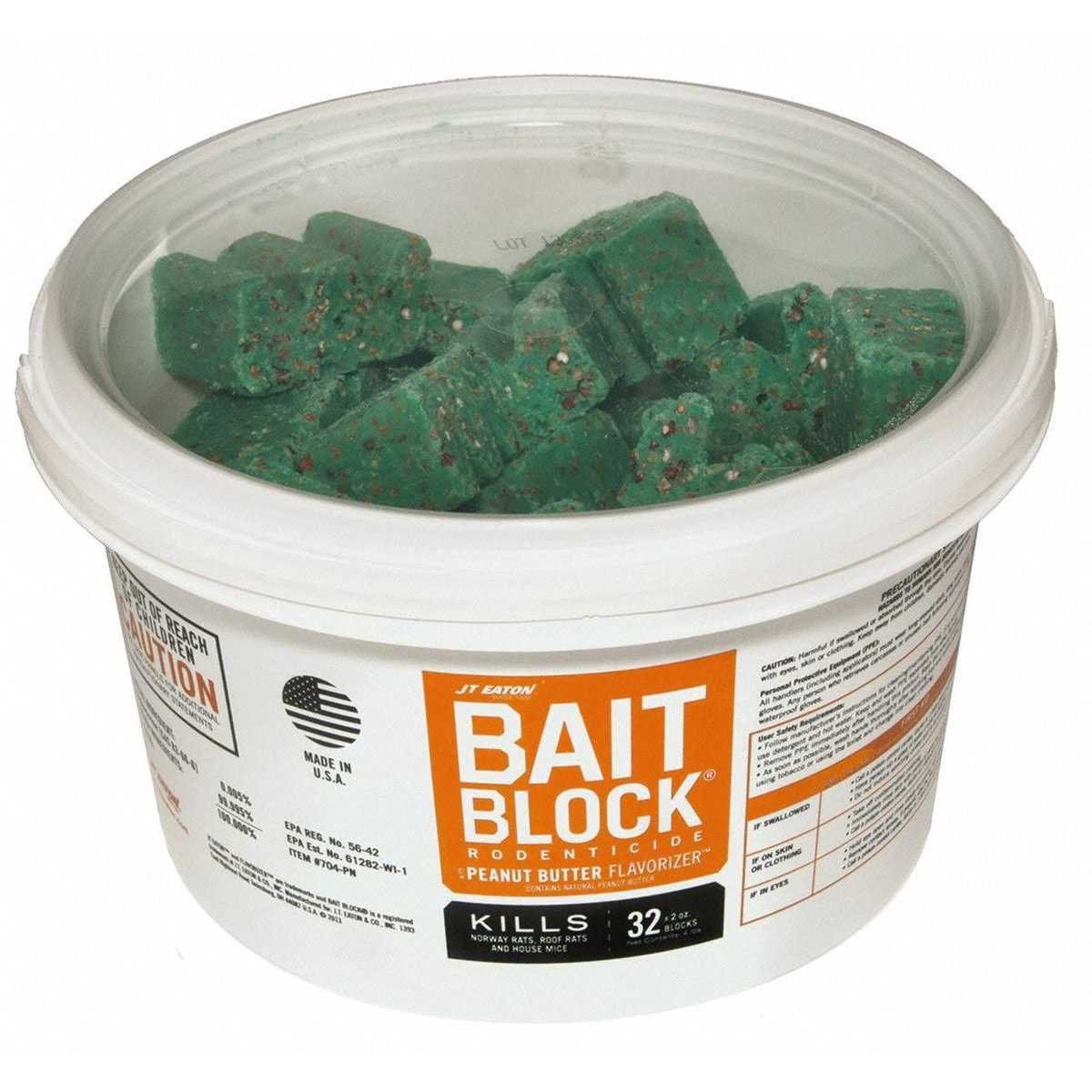 JT Eaton 704-PN Bait Block Peanut Butter - Image 2