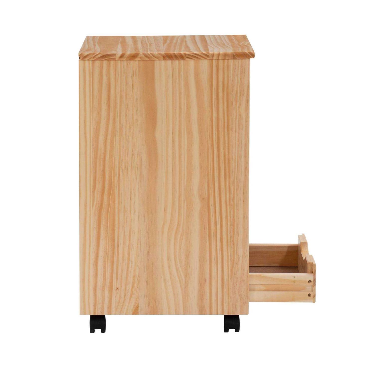 Cary Drawer Rolling Storage Cart Linon - Image 4