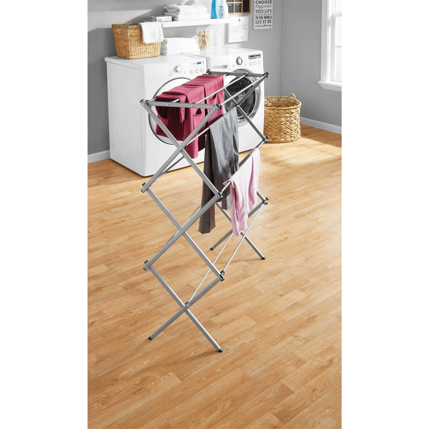 Mainstays Oversized Collapsible Steel Laundry Drying Rack