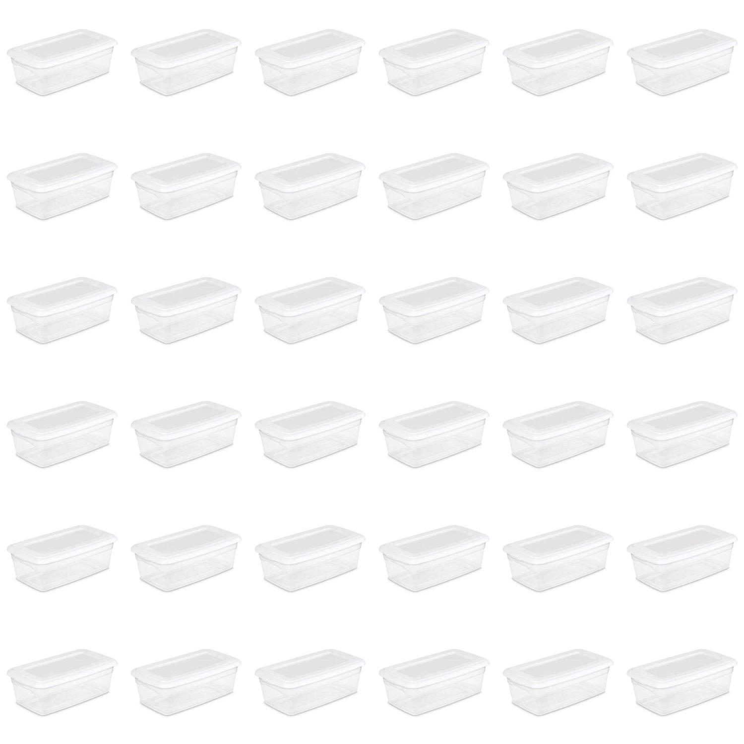 Sterilite 6 Qt Plastic Storage Box - Image 3