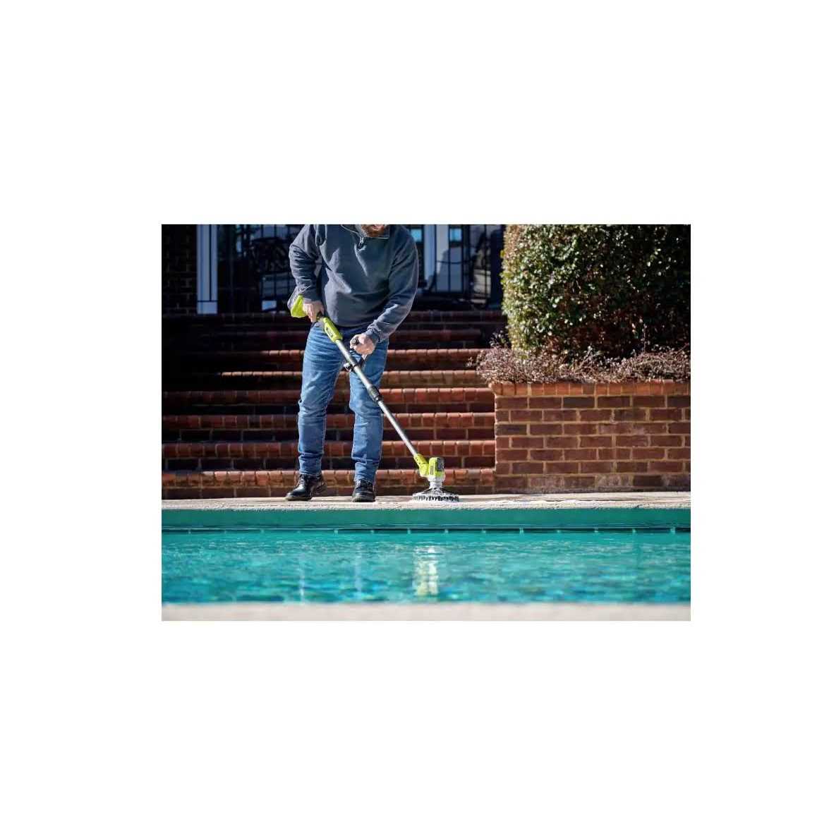 RYOBI 18-Volt ONE+ Cordless Telescoping Power Scrubber P4500 - Image 3