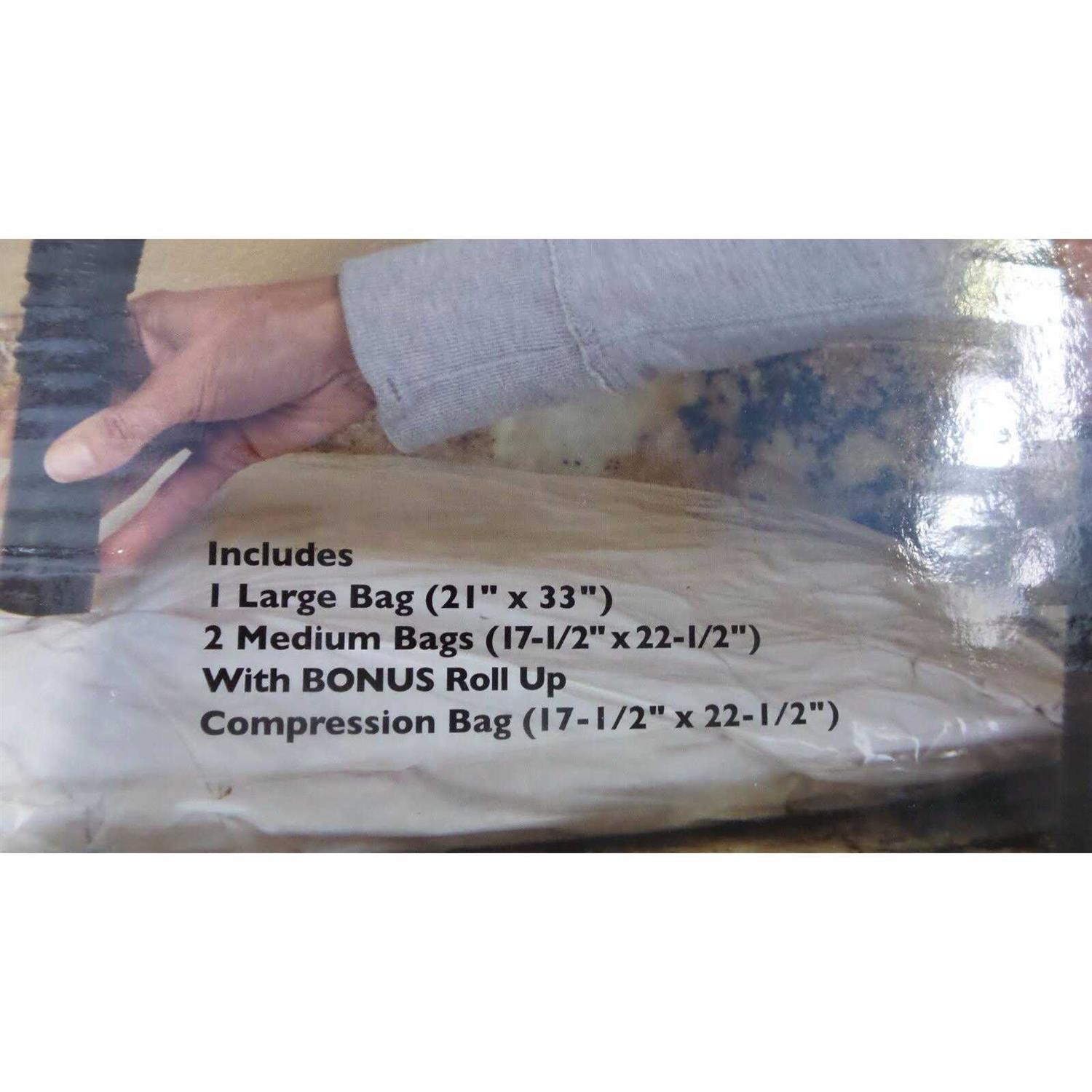 Storehouse 3 Pack Vacuum Storage Bags - Image 3