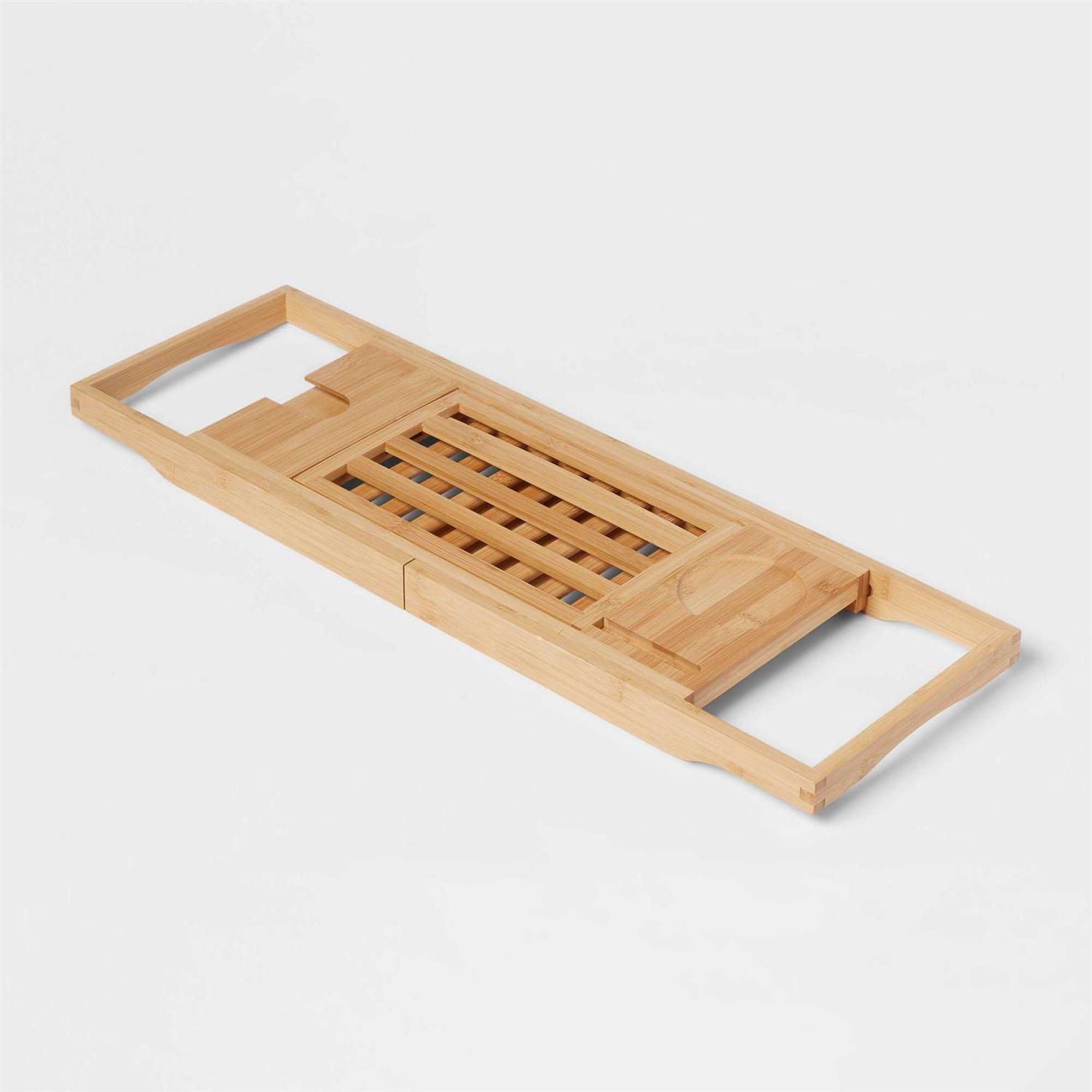 Brightroom Bamboo Bathtub Caddy - Image 3