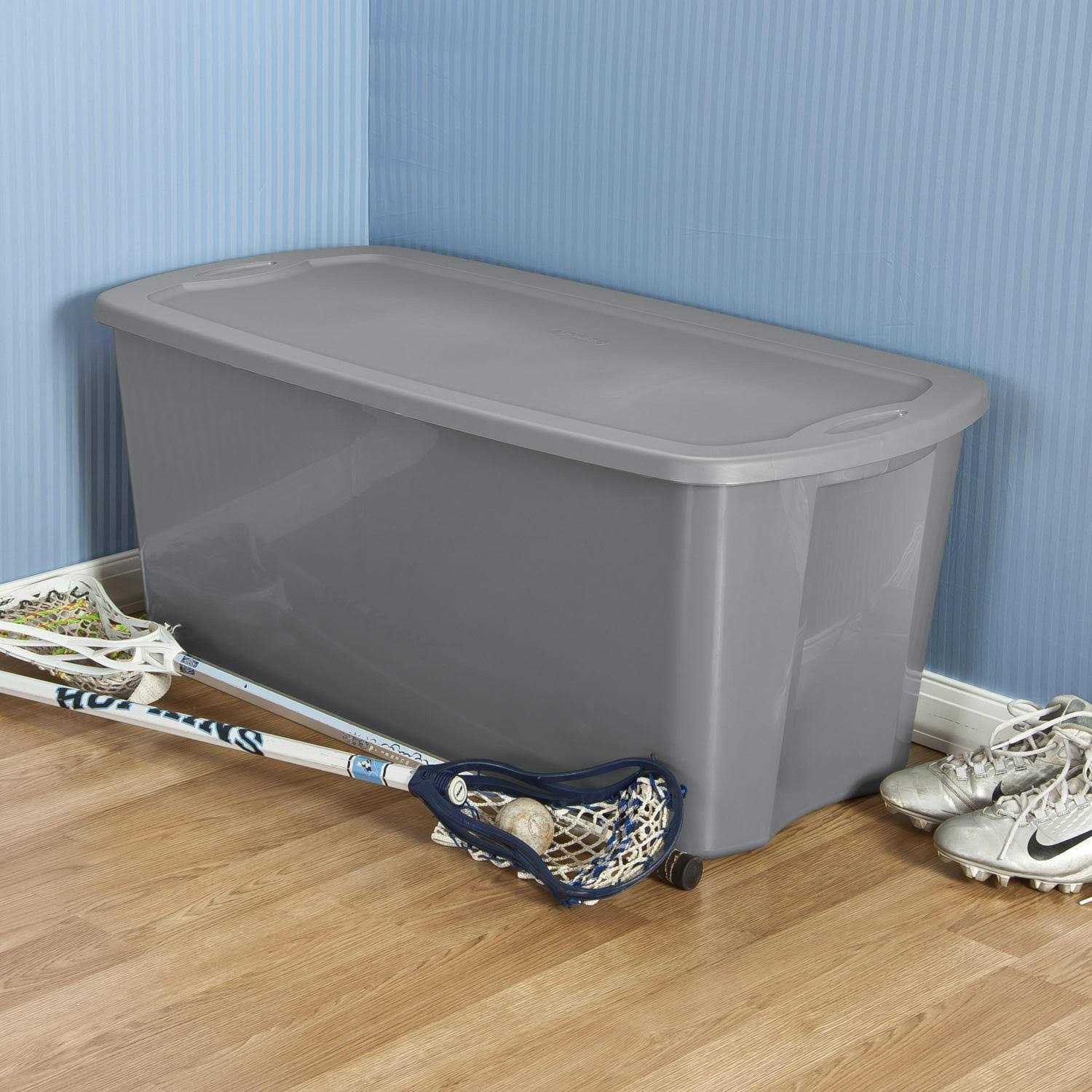 Sterilite 50 Gallon Tote Box Plastic - Image 3