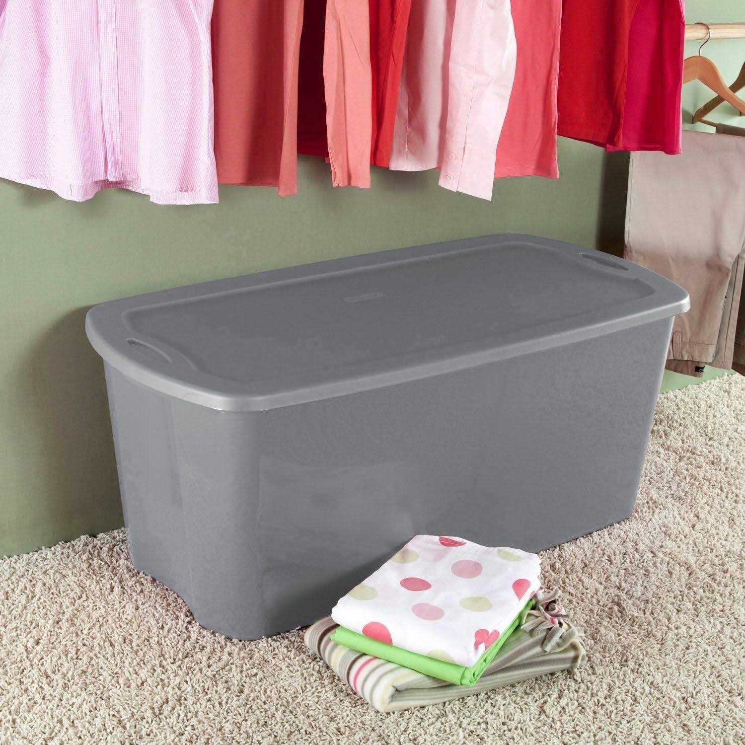 Sterilite 50 Gallon Tote Box Plastic - Image 4