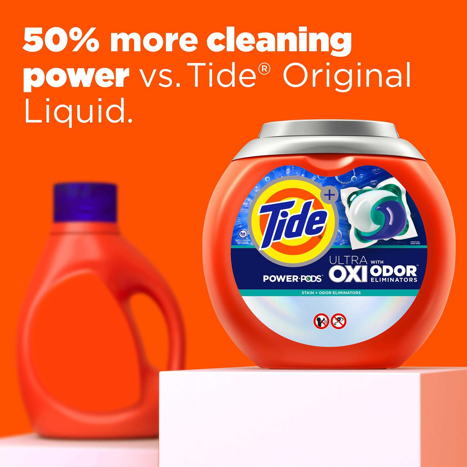 Tide Laundry Detergent Pods Ultra Oxi - Image 3