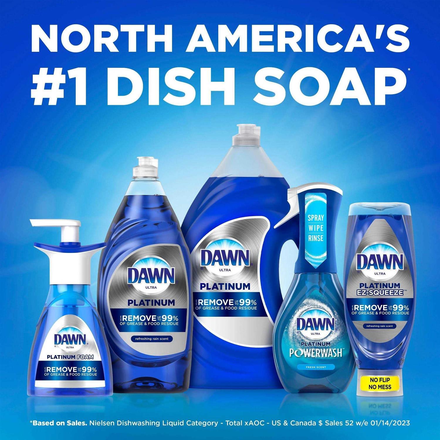 Dawn Dish Soap Platinum Dishwashing Liquid - Image 3