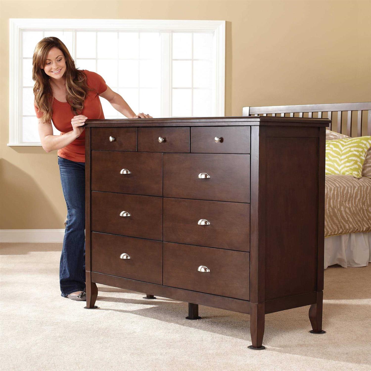 Super Sliders 3-1/2 inch Round Plastic Furniture Sliders - Image 3