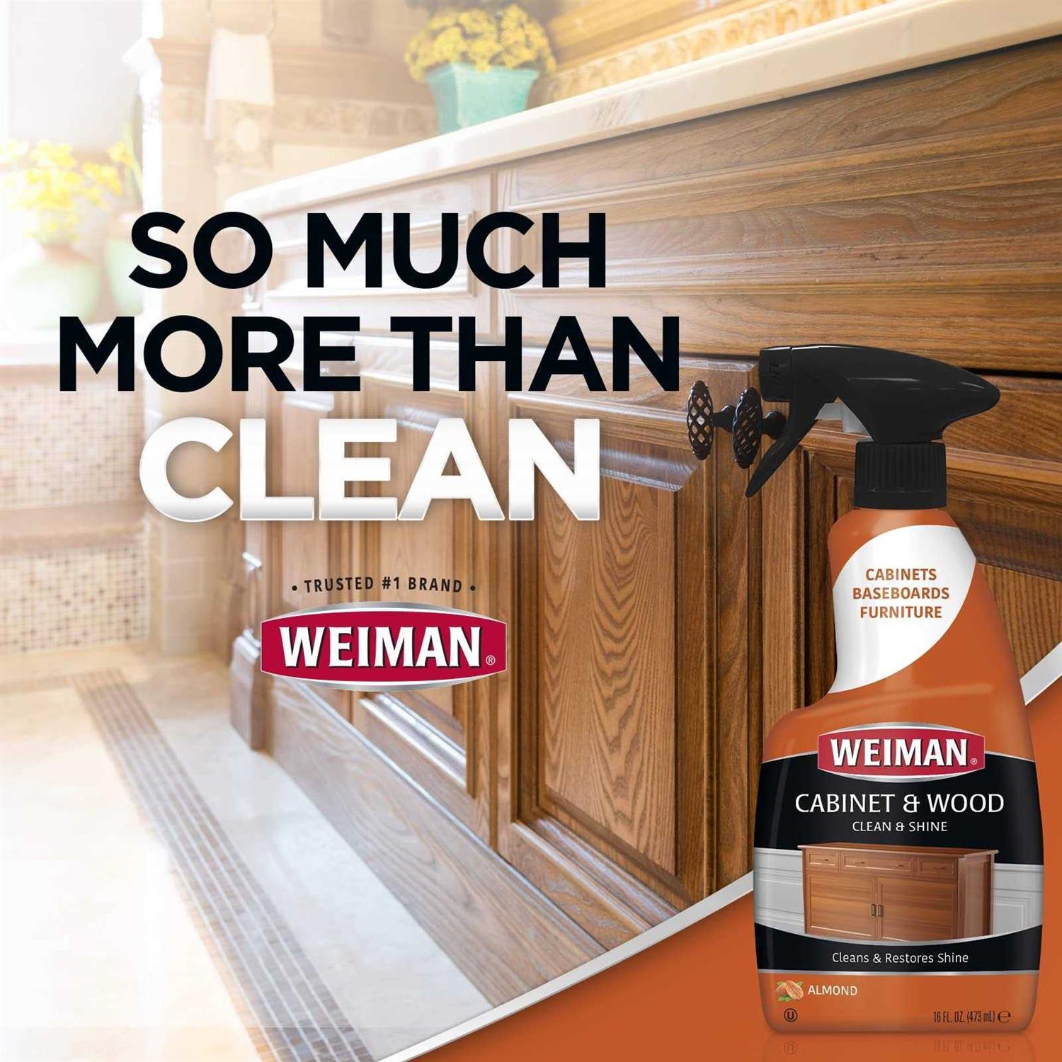 Weiman Cabinet & Wood Cleaner Spray - Image 5