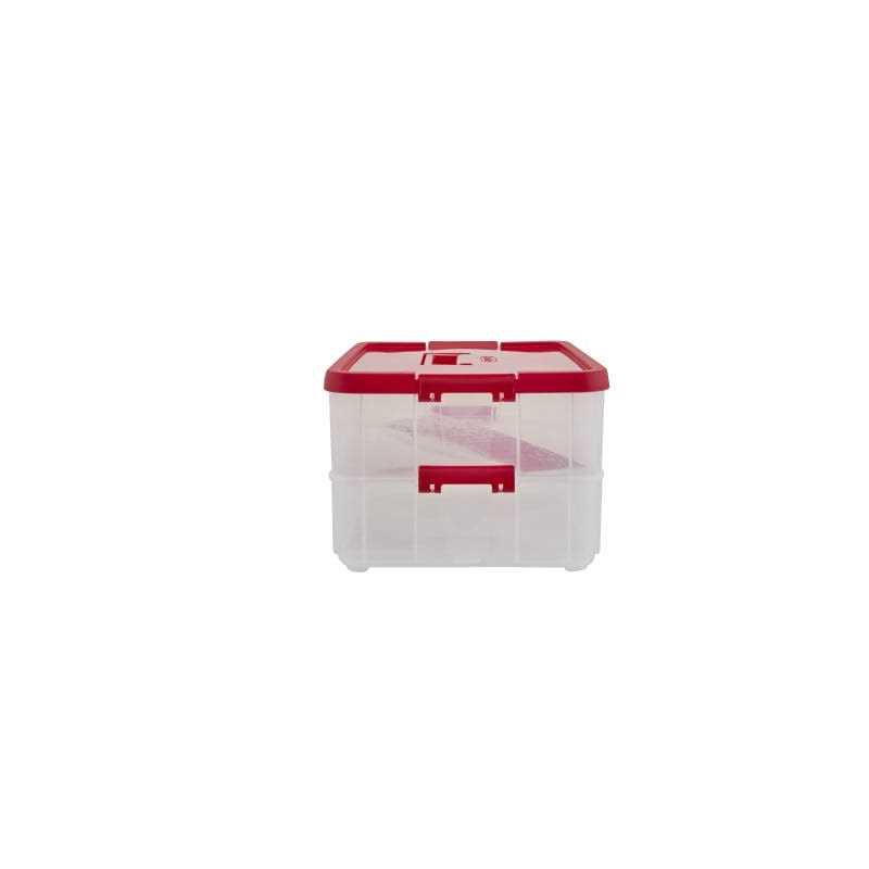 Sterilite 2-Layer Red Ornament Storage Box - Image 3