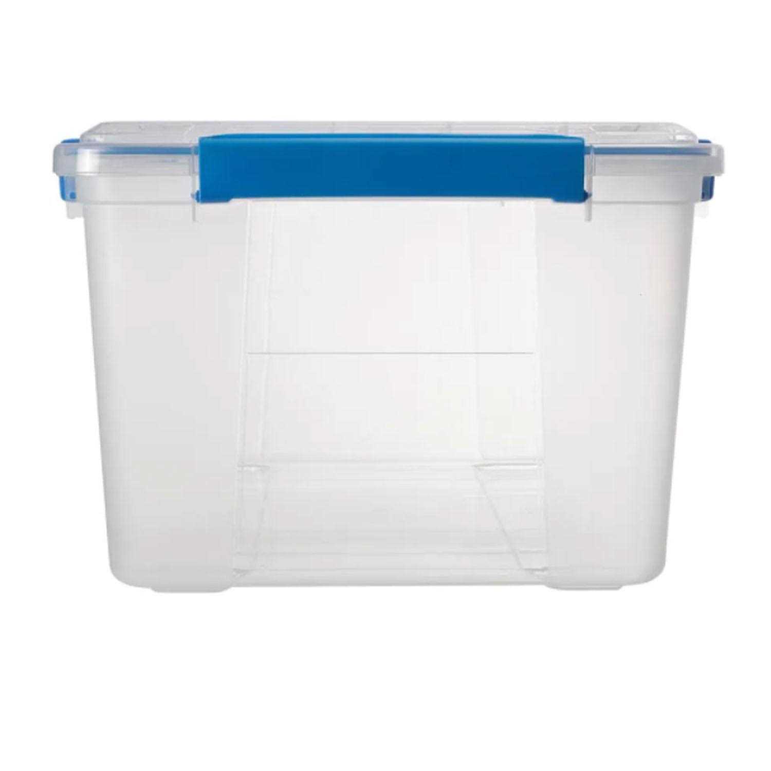 Ezy Storage IP67 Rated Waterproof Plastic Storage Tote with Lid - Image 4