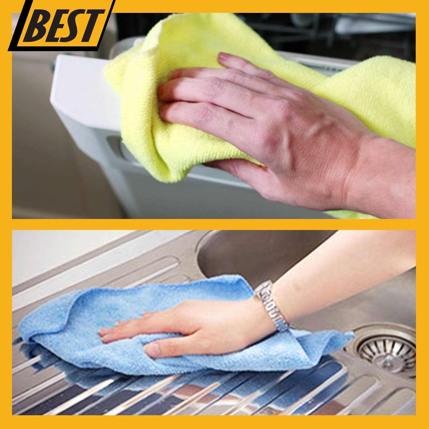 Best Microfiber Cleaning Cloths Pack of 50 Towels - Image 3