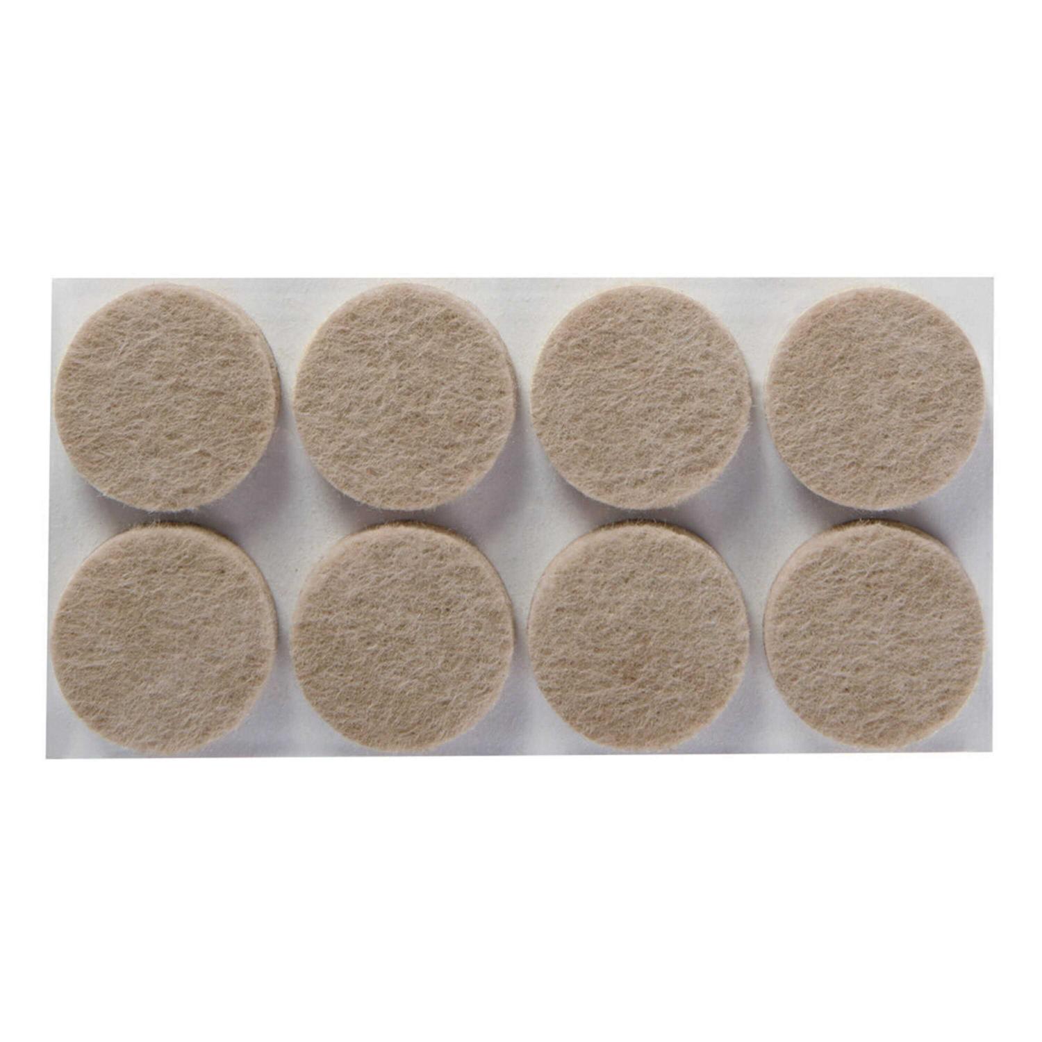 Scotch Beige Round Felt Pads - Image 3
