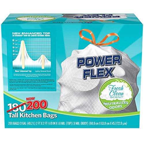 Member's Mark Power Flex Tall Kitchen Drawstring Bags - Image 2