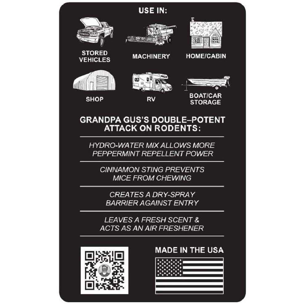 Grandpa Gus's Rodent Repellent Spray - Image 3