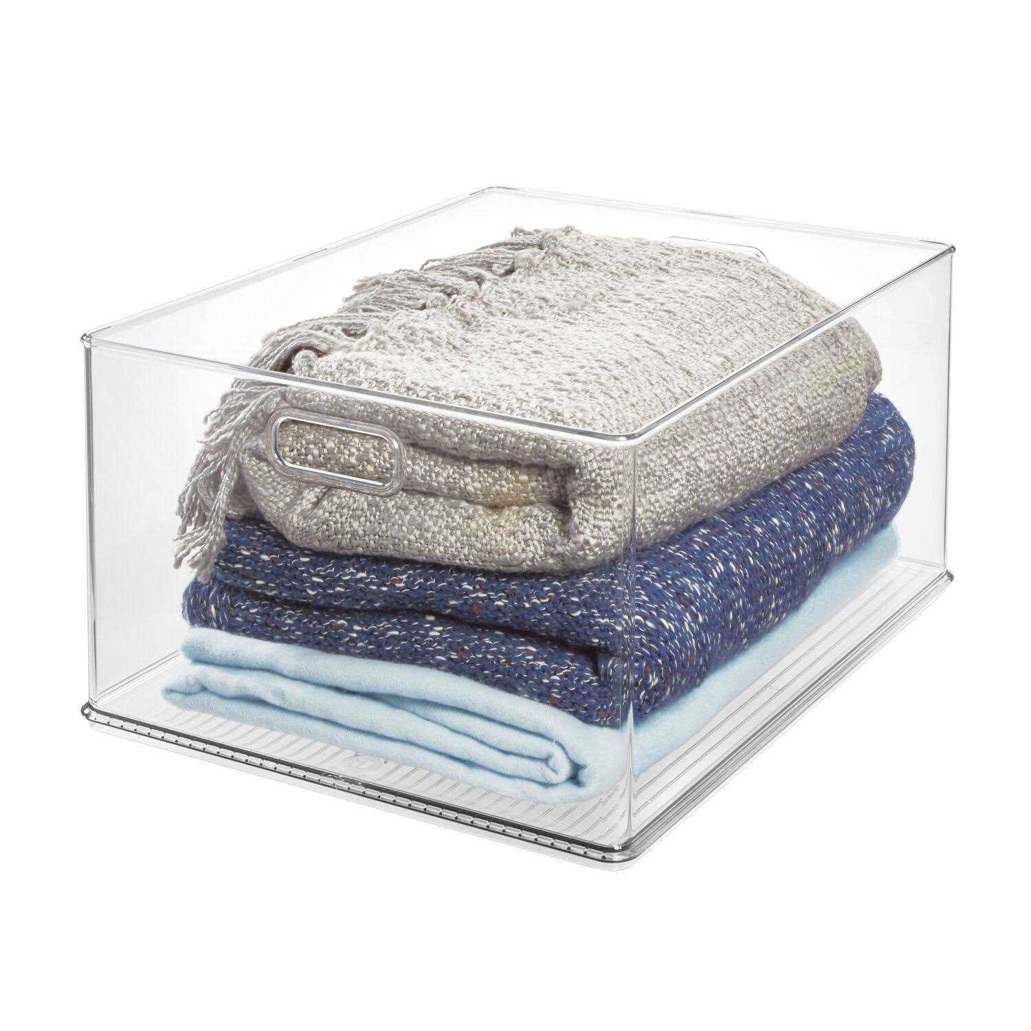 iDesign Stackable Closet Bin Clear - Image 5