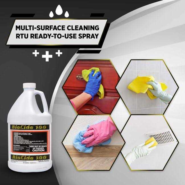 Bare Ground Biocide 100-g 1 Gal Biocide 100 Disinfectant Liquid - Image 4