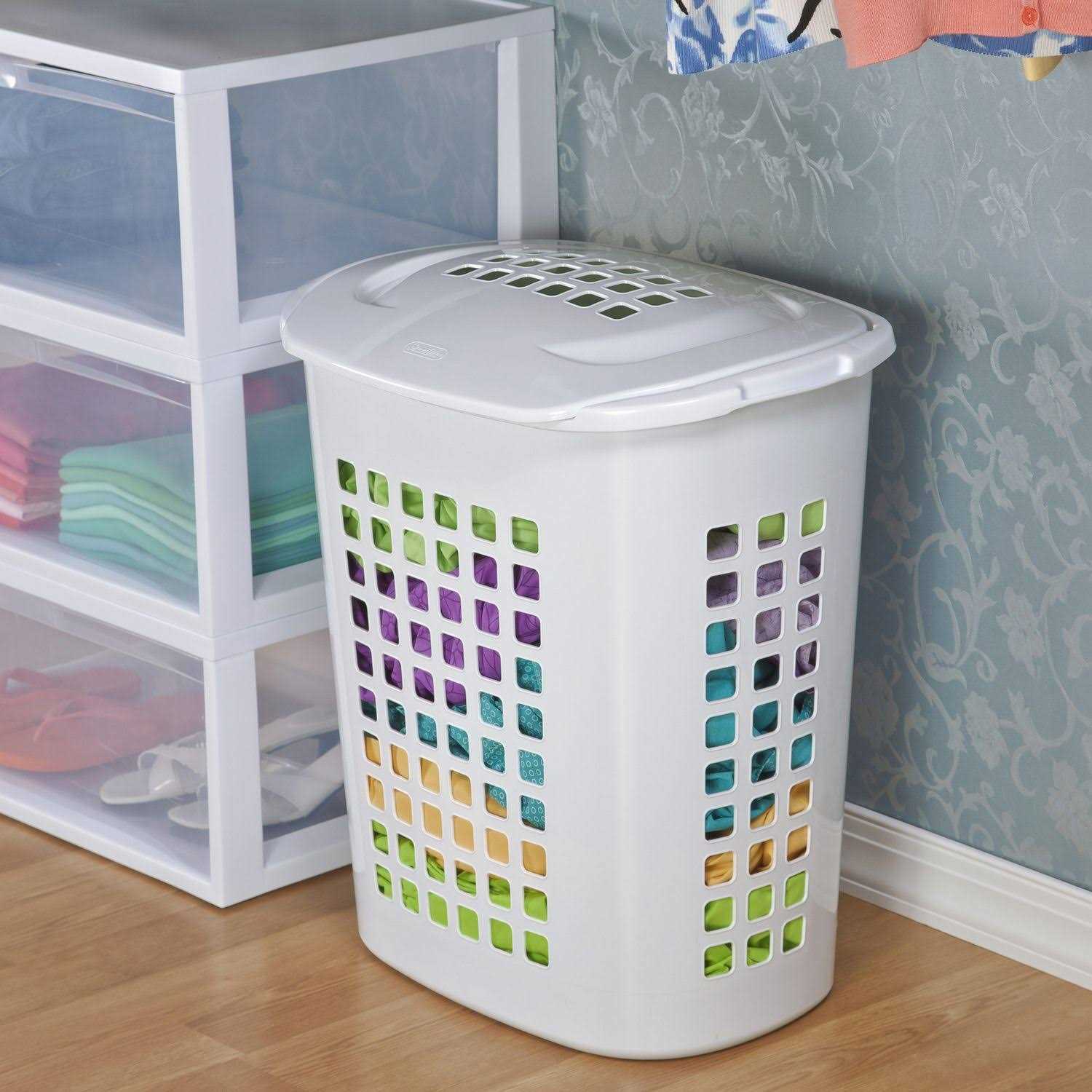 Sterilite 2.3 Bushel Black Laundry Hamper - Image 5