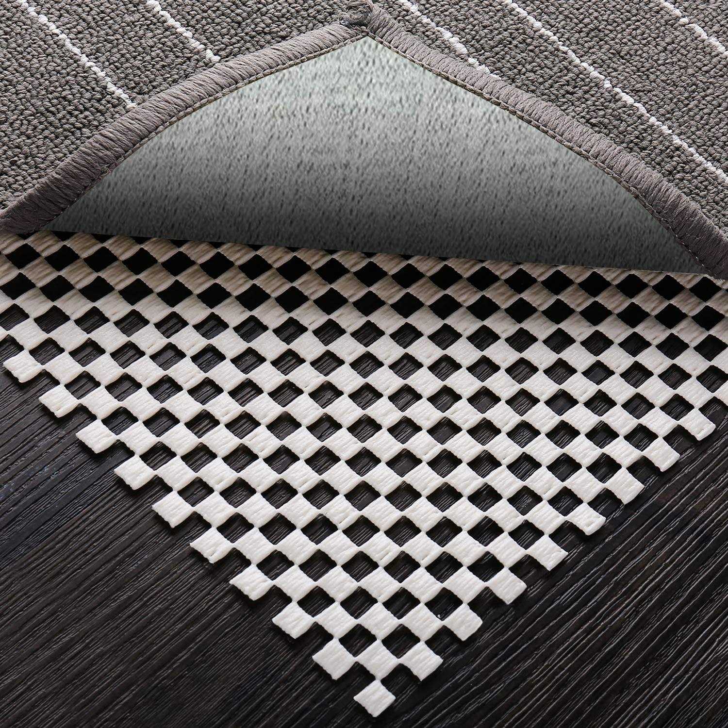 Style Selections 8' Rectangular Plastic Rug Pad - Image 3