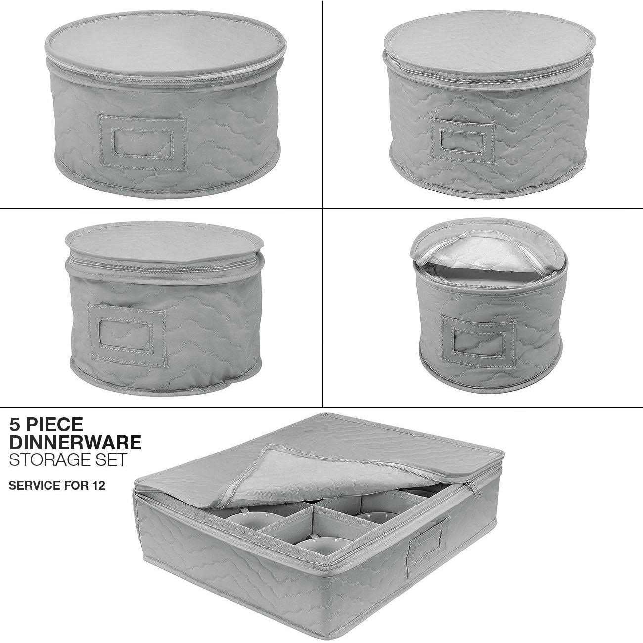 Sorbus Dinnerware Storage 5-Piece Set - Image 4