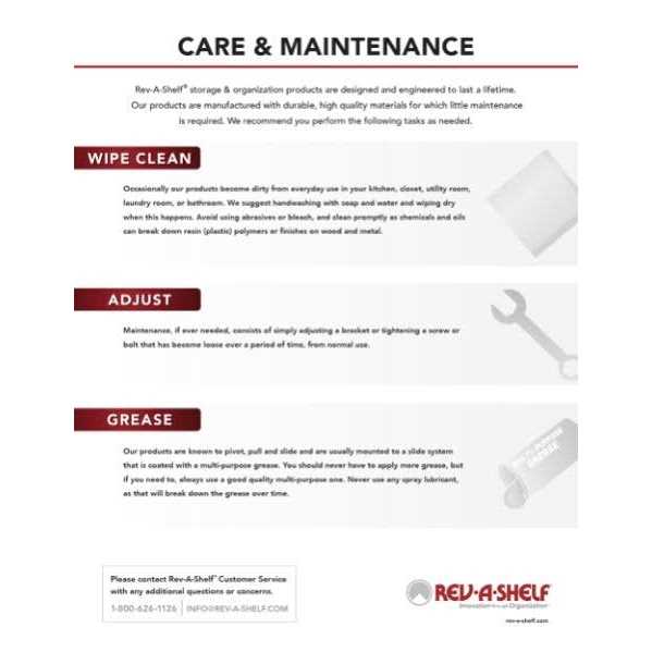 Rev-A-Shelf Polymer LD Tip Out Tray - Image 4