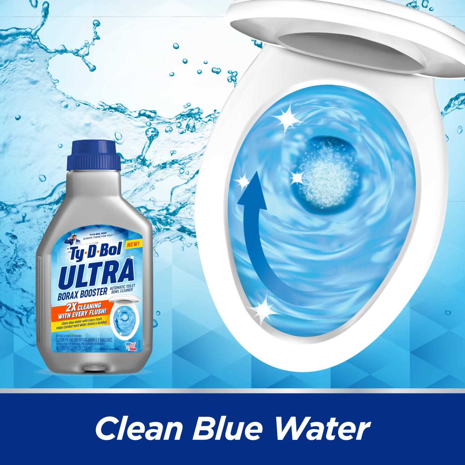 Ty-d-bol Ultra Toilet Cleaner Toilet Tank Cleaner &Toilet Bowl Cleaner - Image 4