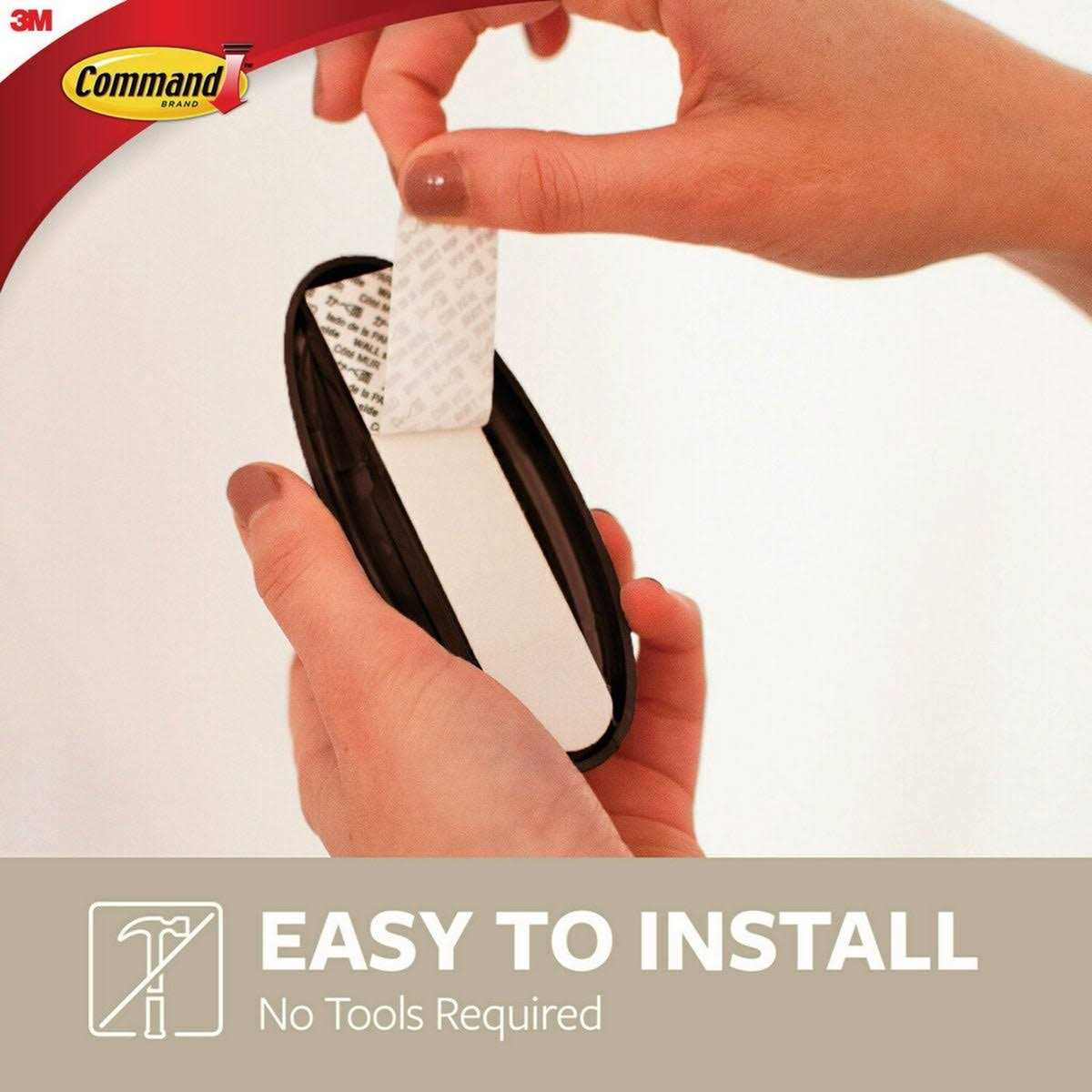 Command Curtain Rod Hook Oil-Rubbed Bronze - Image 5