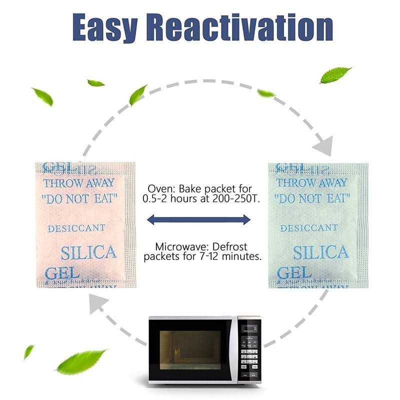 Romeda 5 Gram Silica Gel Packs Transparent Desiccant Desiccant Packets For Storage - Image 4