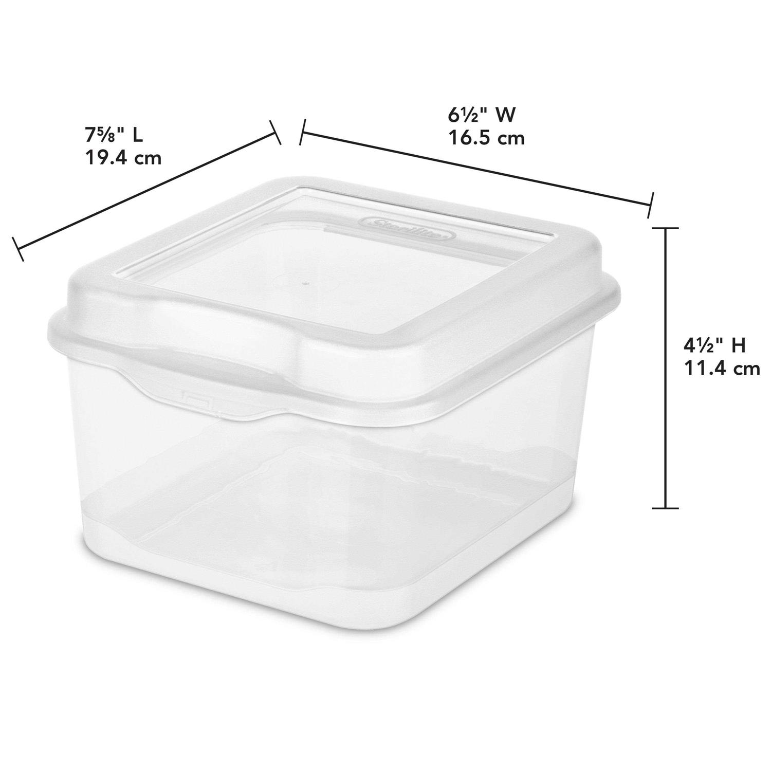 Sterilite FlipTop Storage Plastic Container - Image 3