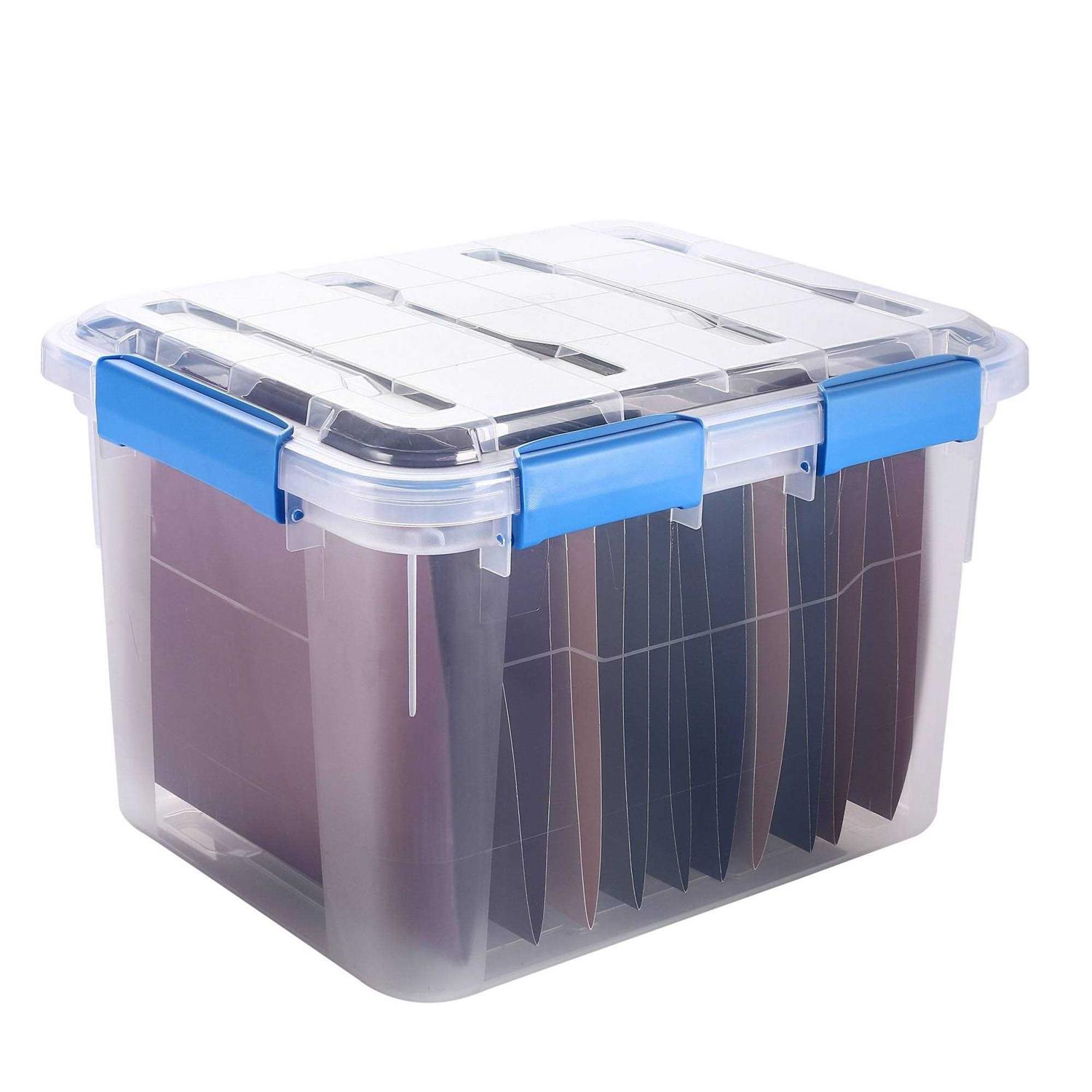 Ezy Storage 33.8qt IP67 Waterproof File Storage Box - Image 3