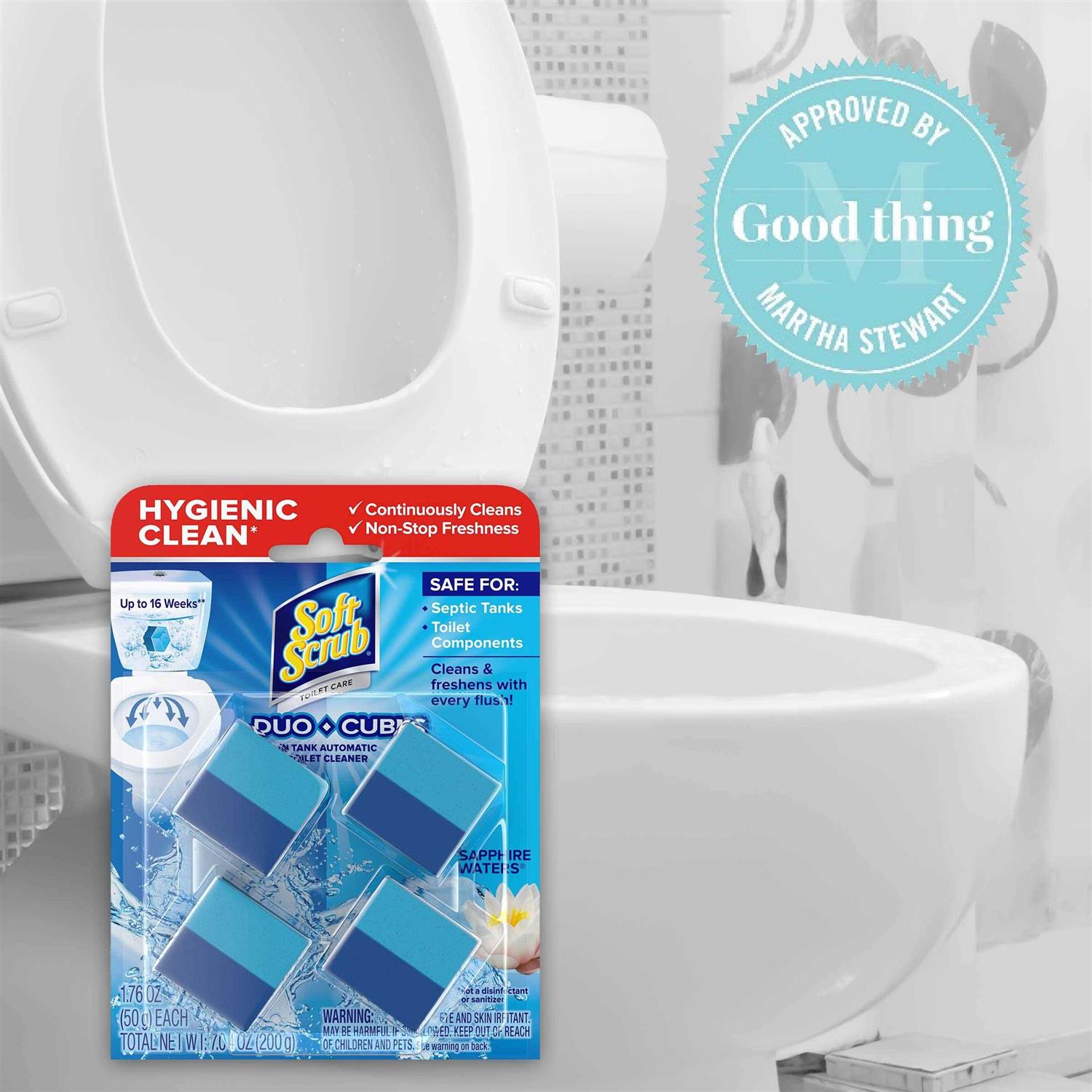 Soft Scrub Toilet Cleaner Duo Cubes - Image 3