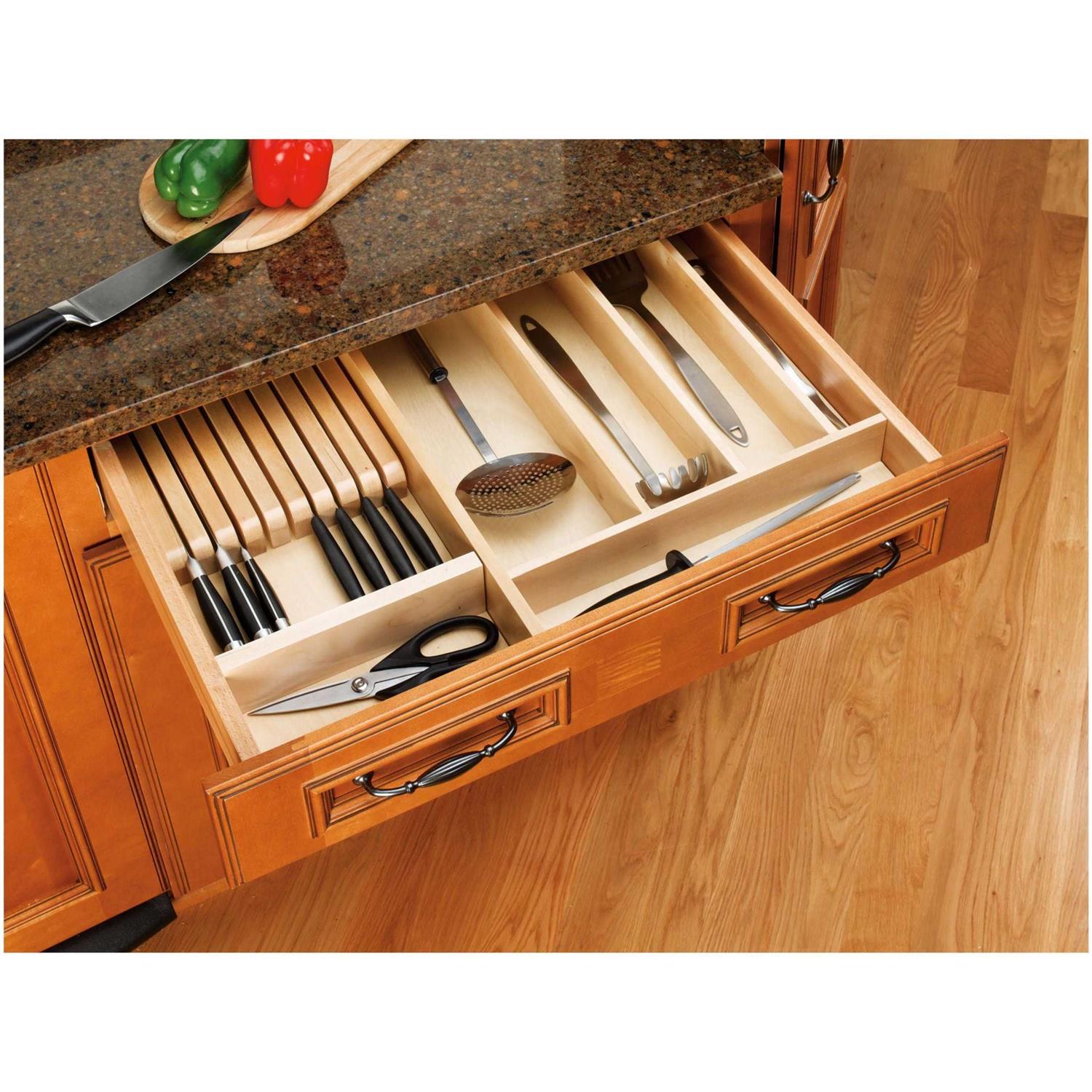 Rev-A-Shelf Short Walnut Divider for Drawer Organizers 4WD-22SH-WN-1 - Image 3