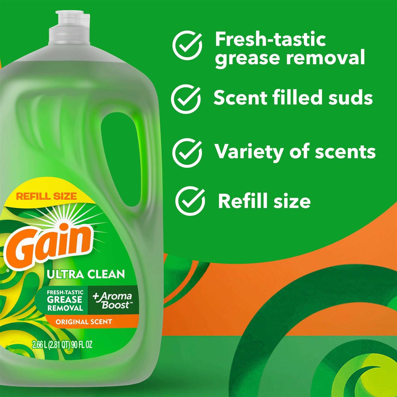 Gain Dishwashing Liquid Ultra - Image 4