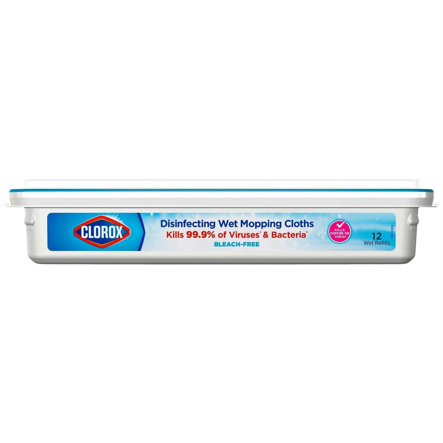 Clorox Disinfecting Rain Clean Wet Mopping Cloths - Image 3