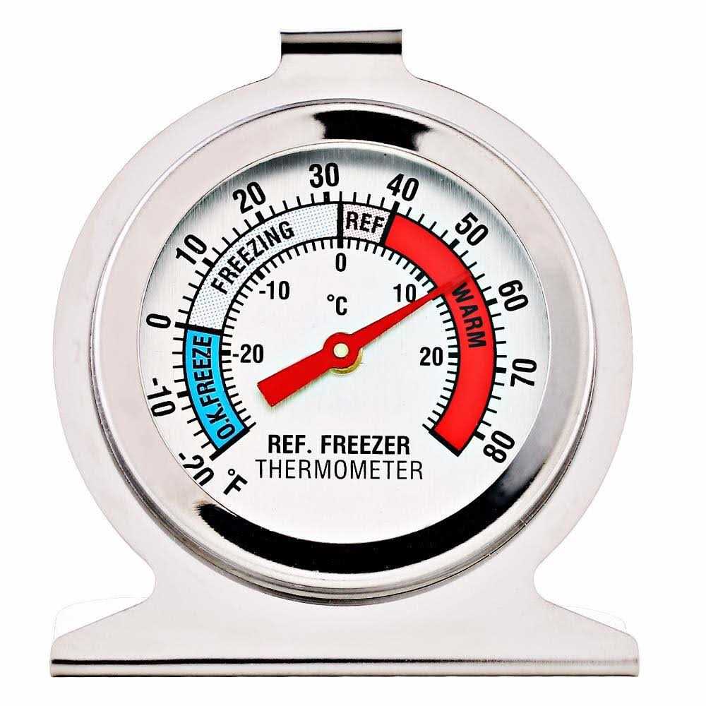 4 Pack Refrigerator Freezer Thermometer Large Dial Thermometer - Image 4